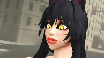 Ahri's Massive Tits and Feet Get a Kinky Addition in Insertion