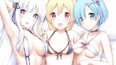 Emilia Re Zero's Best Compilation of Rough Sex, Big Tits & Big Ass in Uncensored Hentai