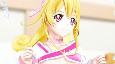 Watch this blonde anime porn hentai babe suck and get pounded in solo action