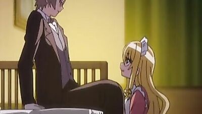 Watch this blonde maid with huge boobs get her mouth and ass stuffed with cock in a censored cartoon hentai