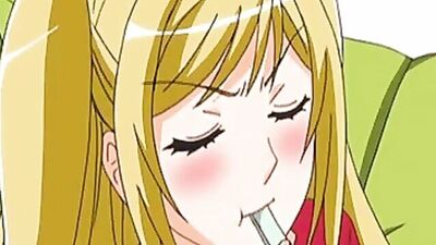 Blonde cartoon teen gets her tight pussy pounded outside