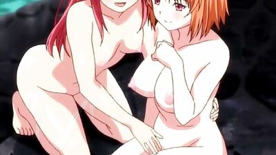 Big-titted teen babes indulge in anime fetish with a hot chick and her friend