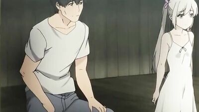 Big-titted stepsister with anime-hentai cartoon tits goes wild in her stepbrother's ass