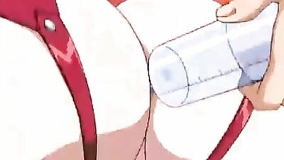 Big-titted babe gets her tight pussy filled with cream pie and toys