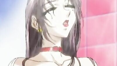Big-titted cartoon hentai slut in stockings gets drilled by a big cock