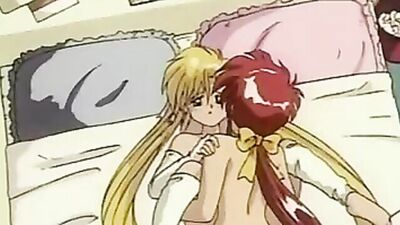 Watch these two kinky babes indulge in some steamy lesbian sex in a cartoon hentai video