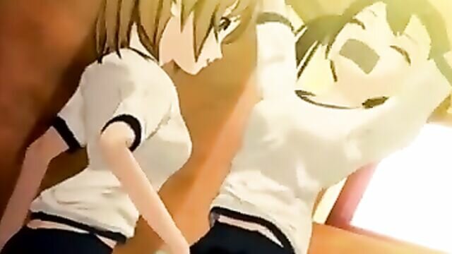 Anime Lesbians Fingering - Lesbian fingering and sex toys play - CartoonPorn.com