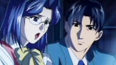 Watch this anime pornstar get rewarded for her hard work with a big load of cum