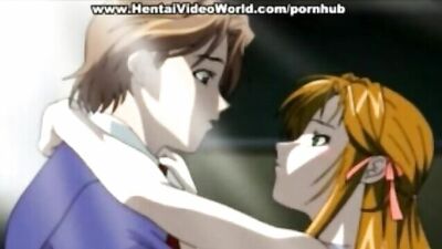 Labeled as a Couple, this Hentai Lab Fiend Fucks with Big Tits and Orgasms!