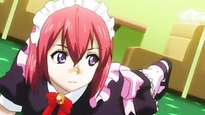 Watch this anime porn video of a busty waitress working out solo in front of the camera