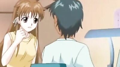 Brunette cartoon babe with big tits gets creampied and fucked hard in this hentai