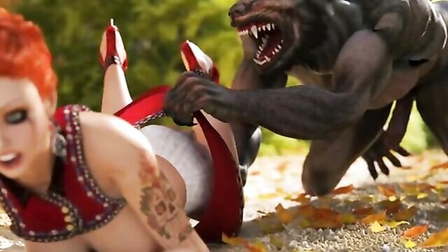 3d Anime Werewolf Porn - Little Red Riding Hood fucked by Werewolf monster. 3D Porn Animation -  CartoonPorn.com