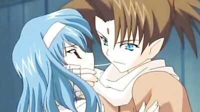 Sexy cartoon threesome with women in hot hentai action