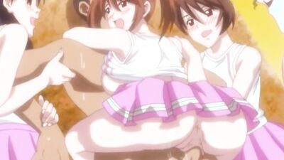 Watch these hot anime babes with huge tits take on massive cocks and blow their loads