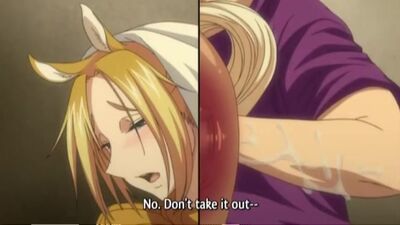 Watch this shy blonde babe with huge tits give a hot blowjob and get pounded in various positions in anime porn
