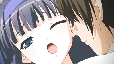 Watch this anime cutie tease before taking a massive dick in her tight pussy and getting a messy creampie