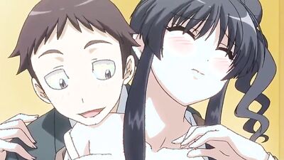Japanese schoolgirl with big tits takes a massive cock deep in her wet pussy