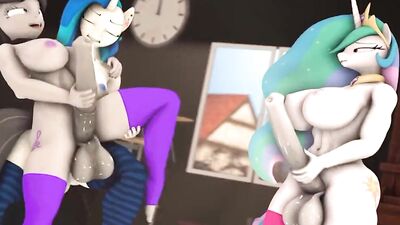 Get ready for some intense futa action with My Little Pony's cartoon characters in hardcore action!