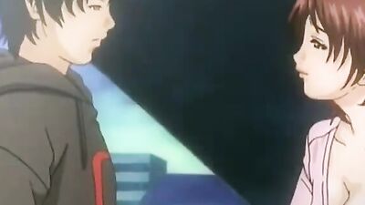 Lucky guy gets to bang anime babes with massive tits in rough sex cartoon