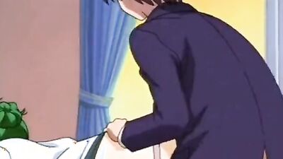 Submissive slut gets tied up and pounded while sucking dick with her hands