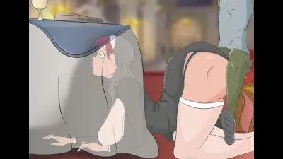 Voluptuous nun with a big ass pounded from behind in a porn game -  CartoonPorn.com