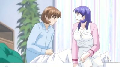 Lucky guy nails busty wife and foxy redhead in hentai