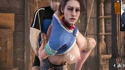 Watch this cartoon 3D babe with huge tits get tied up and pounded hard in a cumshot frenzy!