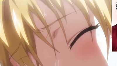 Blonde bombshell strokes massive cock & takes it in her wet pussy in anime cosplay roleplay