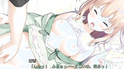 Watch this cute anime babe get her perky tits slammed and sprayed with cum