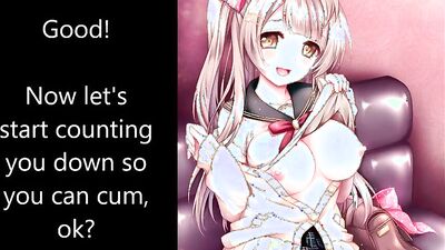 Watch these anime chicks get down and dirty in steamy JOI action
