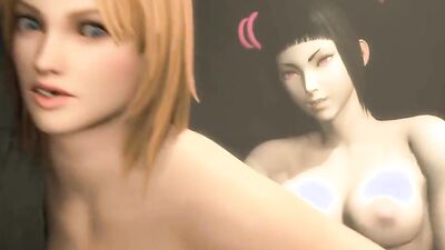 3D hentai porn with sexy fighters getting fucked hard in a fighting game