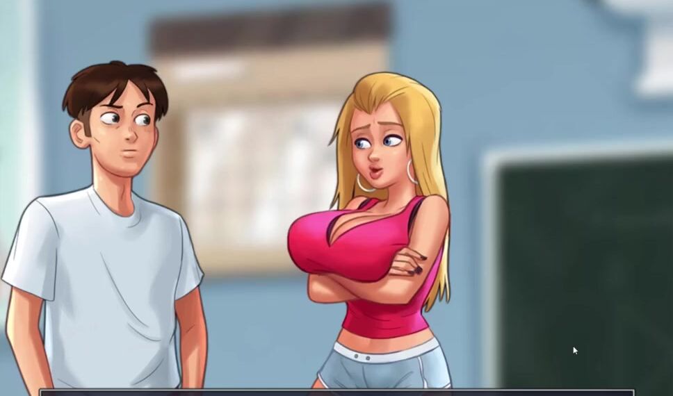 Cartoon Pornography Games - Busty MILFs and hot teens fuck in a porn video game - CartoonPorn.com