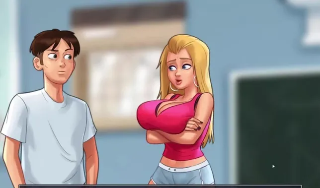 644px x 379px - Busty MILFs and hot teens fuck in a porn video game - CartoonPorn.com