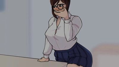 Watch Mei from Overwatch get pounded hard in her schoolgirl uniform in this 3D hentai video!